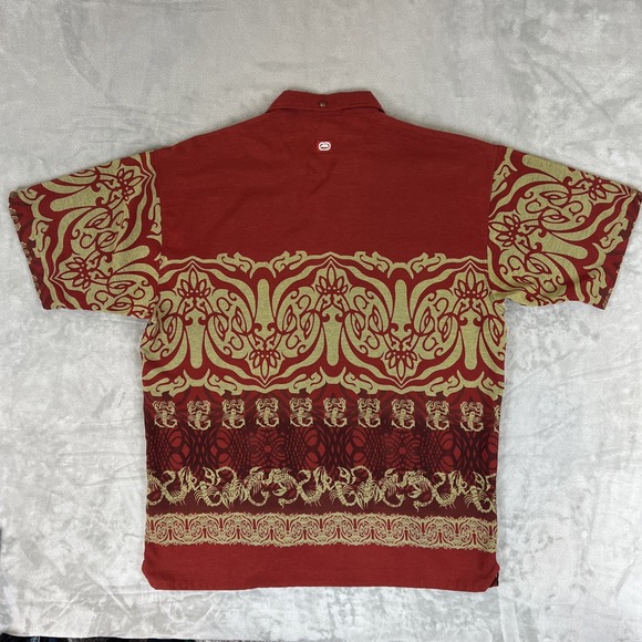 Vintage Ecko Unltd Shirt Mens XL 90s Button Up Streetwear Skater Scorpion Y2K - Picture 6 of 8